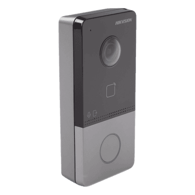 Videoportero IP 2 Megapixel / PoE Estandar / IP65  / Apertura desde Hik-connect / Soporta 1 Departamento y Hasta 6 Monitores / Soporta Tarjetas Mifare / 1 Salida Relay