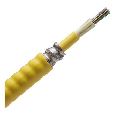 Cable de Fibra Óptica / 12 Hilos / Monomodo OS2 / Interior / Armado Tight Buffered 900 µm / OFCR Riser / Precio Por Metro