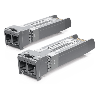 Módulo SFP+ / 10 Gbps / Multimodo / Alcance 300 m (984.3 ft) / LC Dúplex / 850 nm / Paquete de 2