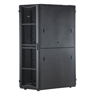 Gabinete FlexFusion para Centros de Datos, 45 UR, 600 mm de Ancho, 1070 mm de Profundidad, Fabricado en Acero, Color Negro