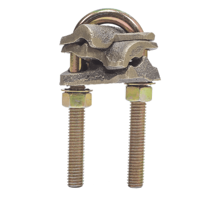 Conector Mecánico de Bronce / Unión Cruzada X / Calibre 4-2/0 AWG / Sin Soldadura / 1.18 x 2.36 x 1.77 x 1.38 pulgadas