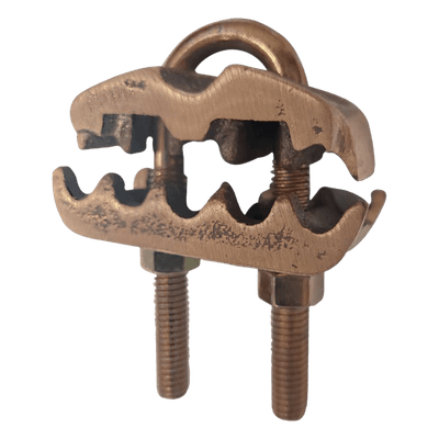 Conector mecánico / 3 cables cobre 4-2/0 AWG / Tubo o varilla 5/8-3/4 in (16-19 mm)