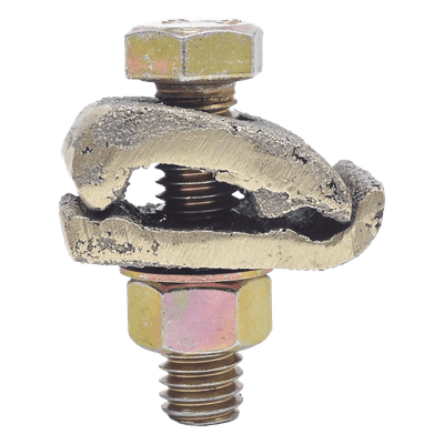 Conector Cable a Superficie Plana / Bronce 100% / Calibre 4-2/0 AWG / Sin Soldadura Exotérmica / 2.5x3.5 cm (1x1.4 in)