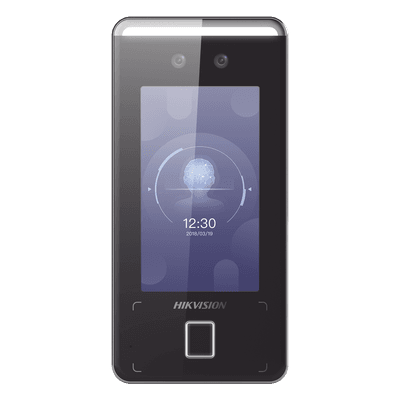 Terminal de Reconocimiento Facial / Pantalla Táctil 4.3 pulgadas / Wi-Fi / IP65 / Alcance 0.3 a 1.5 m (0.98 a 4.92 ft) / 3,000 Usuarios / 150,000 Eventos / WDR / QR / Videoportero