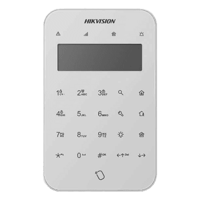 Teclado Inalámbrico / Pantalla Táctil LCD / Armado y Desarmado / Control de Relevadores / AES-128 / 433 MHz