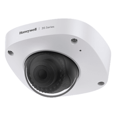 Cámara IP mini domo 5 MP con lente fijo 2.8 mm, IR inteligente 30 m, IP67 e IK10 y analíticas de video
