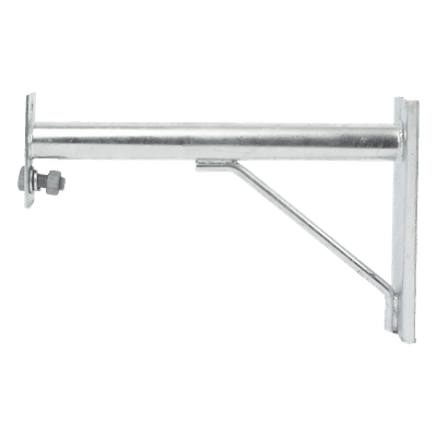 Brazo de Extensión para Fibra Óptica / 40 cm (15.7 in) / Acero Galvanizado en Caliente / 2 kg / Compatible con Herrajes Tipo J / ADSS y Mini-ADSS
