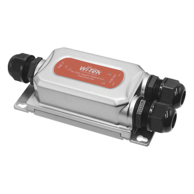 Extensor PoE para Exterior / Entrada 90W / 2 Salidas 60W y 30W / 3 Puertos Gigabit / IP68 / -40°C a 80°C