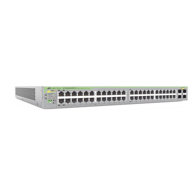 Switch webSmart Gigabit PoE+ / 48 Puertos / 24 Puertos PoE+ 30W / 4 Puertos SFP