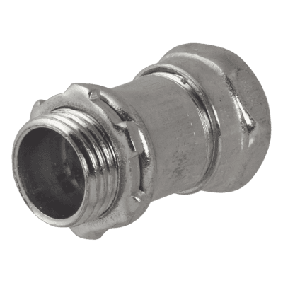 Conector de Compresión / Pared Delgada / 1/2 in / Acero Galvanizado / 1.004 x 1.004 in