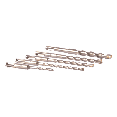 Juego de Brocas SDS PLUS / 5 Piezas / 3/16 a 1/2 Pulgada / Para Concreto