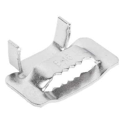 Hebillas de Acero Inoxidable / 16 mm / Para Fleje 5/8 / Paquete 100 pz
