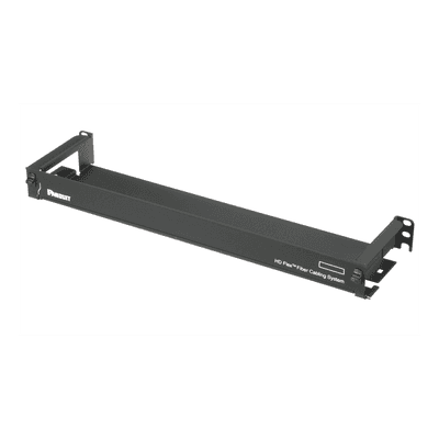 Organizador de Cables Frontal / 1 UR / Hasta 12 Casetes / 1728 Fibras / 3.28 ft / Negro