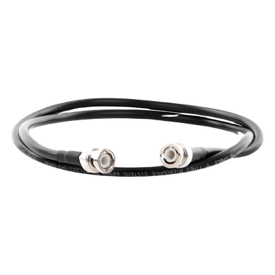 Jumper Coaxial RF / Cable LMR-240 (RG-8/X) / 85 cm / Conectores BNC Macho a BNC Macho / 50 Ohm