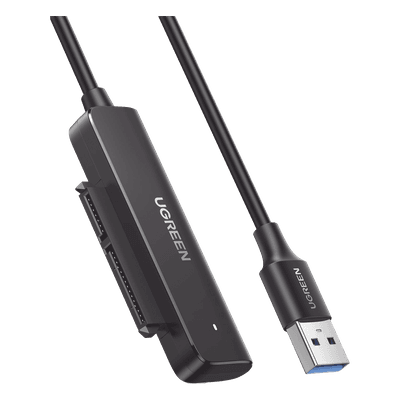 Cable Adaptador SATA a USB 3.0 | SATA 3.0/2.0 | Soporta HDD y SSD de 2.5" | Soporta S.M.A.R.T, TRIM, UASP | No Requiere Adaptador de Corriente | Cable 50 cm.