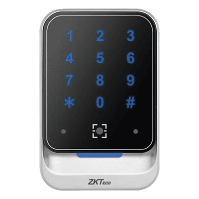Lector QR y RFID / IP65 / Carcasa Metálica / Wiegand 26 / RS485 OSDP / Teclado / 1.64 ft