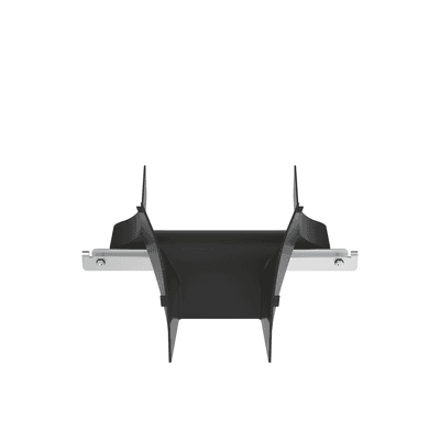 Bajada de cables para charola wire basket / 4 in / Control de radio de curvatura / Negro