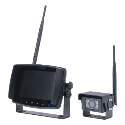 Sistema inalámbrico de reversa con cámara infrarroja y monitor de 7" táctil