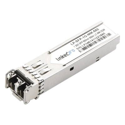 Transceptor SFP / 1.25 Gbps / Multimodo 850 nm / 1000BASE-SX / LC/UPC Dúplex / 550 m (1804.5 ft) / DDM / Hot-Pluggable