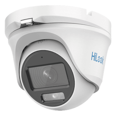 [ColorVu] Turret TURBOHD 1080p / Imagen a color 24/7 / Lente 2.8 mm / Micrófono Integrado / Luz Blanca 20 mts / IP66 / Metálica