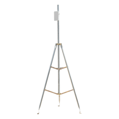 Kit de Montaje de Tripie con Mástil de 3 metros Ideal para instalar Antenas, Radios, Cámaras, etc...