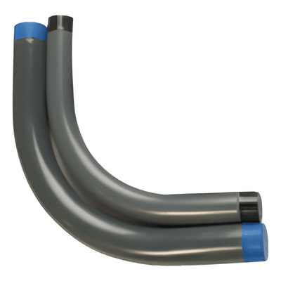 Codo Conduit Rígido / Aluminio 6063 / Recubrimiento PVC 40 mils / 2" (50.8 mm) / NPT ANSI C80.5 / IK09 / UL-6A
