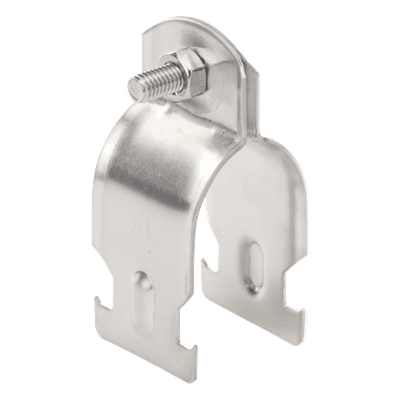 Abrazadera Tipo Strut / Acero Inoxidable 304 / Tubo 33.5 mm / Incluye Tornillo M6 / ISO 9001:2015
