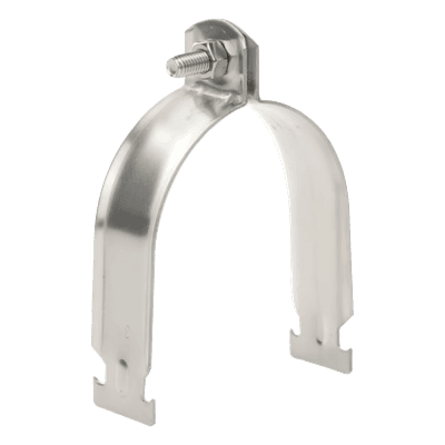 Abrazadera Tipo Strut / Acero Inoxidable 304 / 3" (76.2 mm) / Tubos hasta 88.5 mm / Unicanal