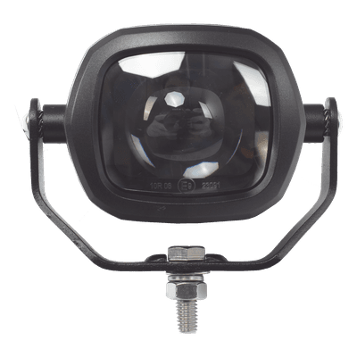 Señalizador LED para Montacargas / Flecha de Dirección Azul Móvil / 12-80 V CC / Carcasa Aluminio y Policarbonato / Certificaciones CE, R10, UL, RoHS