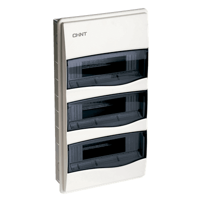 Caja de Distribución Empotrable / IP40 / IK08 / 36 Módulos DIN / Entradas M16 a M50 / Libre de Halógenos