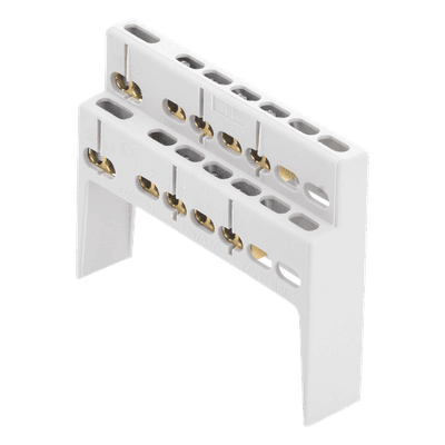 Soporte para Barra de Conexión / 8 Módulos / 8+2 Entradas / IP40 / 230/400V AC