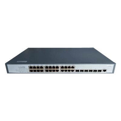 Switch Core Administrable Capa 3 / 24 Puertos Gigabit / 6 Uplink SFP+ 10G / Enrutamiento BGP-OSPF / 1.44 x 0.76 x 0.92 ft