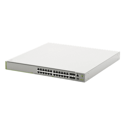 Switch L3 Apilable / 20x 1G PoE+ / 4x MultiGigabit 2.5G/5G PoE+ / 4x SFP+ 10G / 370W PoE / Stack 4 Unidades