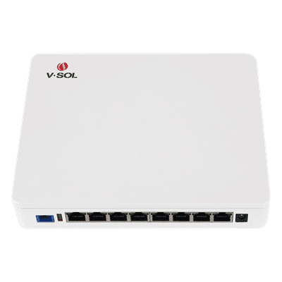 ONU Dual EPON/GPON / 8 Puertos PoE 802.3at Gigabit / Wi-Fi Doble banda 2.4 y 5 GHz / 1 Puerto SC/UPC / 130W / 0.64 x 0.52 x 0.10 ft