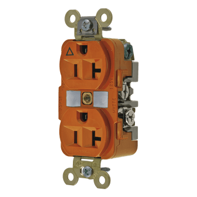 Contacto Dúplex Industrial / 20 A / 125 V / 2 Polos 3 Hilos / NEMA 5-20R / IP54 / Operación -40°C a 75°C (-40°F a 167°F)