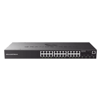 Switch Administrable / 24 Puertos Gigabit RJ45 / 4 Puertos SFP Uplink / 56 Gbps / GWN Cloud