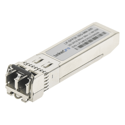Transceptor Óptico SFP28 / 25 Gbps / Multimodo 850 nm / Alcance 300 m (984.3 ft) / LC/UPC Dúplex / DDM