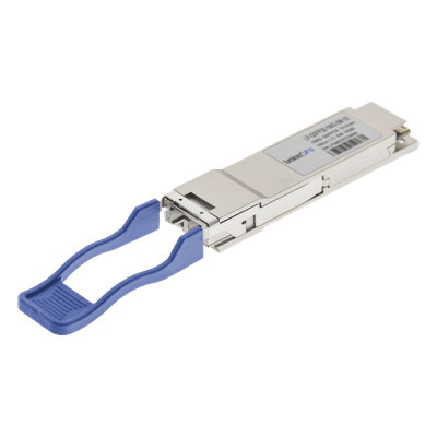 Transceptor Óptico QSFP28 / 100 Gbps / Monomodo 1310 nm / Alcance 10 km (6.2 mi) / LC/UPC Dúplex / DDM / Hot-Pluggable
