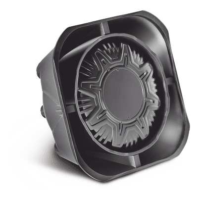 Bocina Compacta de Uso Rudo / 100 Watts / 124.5 dB a 9.8 ft / 11 Ohms / Montaje Universal / Nylon Reforzado con Fibra