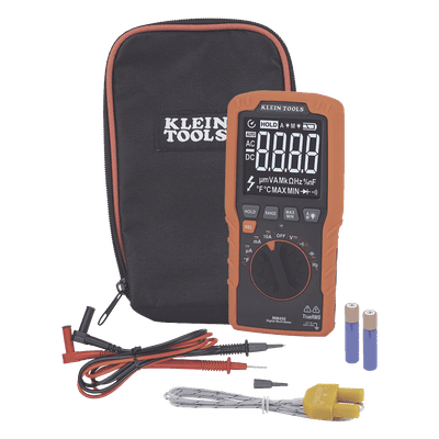 Multímetro Digital / TRMS / 600V CA/CC / 10A CA/CC / Temperatura y Capacitancia / Retroiluminación Automática / Resistente a Caídas 2 m (6.6 ft)