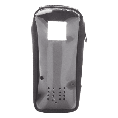 Funda de Piel Reforzada / Frente Transparente / Serie Satelital IC-SAT100 / Protección Integral