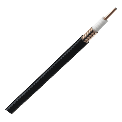 Cable Coaxial Corrugado / 1/2 Pulgada / 305 m (1000 ft) / Doble Blindaje / Cubierta UV / Ultra Baja Pérdida