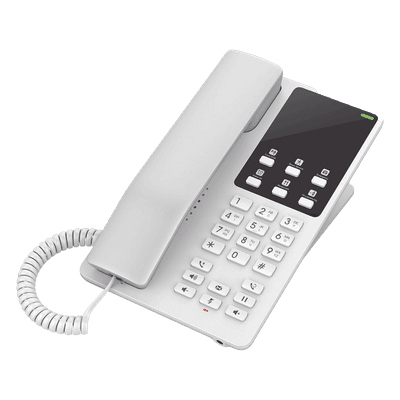 Teléfono IP Hotelero / 2 Líneas SIP / Códec Opus / Wi-Fi Doble Banda / Gestión en la Nube / USB-C