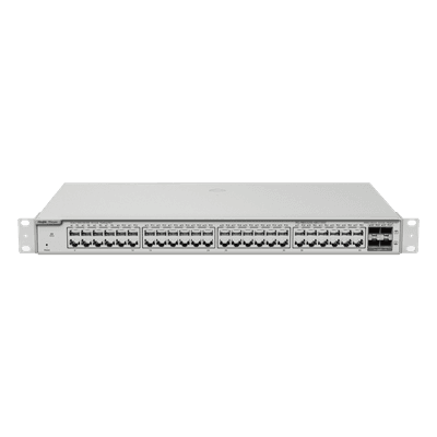 Switch Administrable Capa 2+ / 48 Puertos Gigabit / 4 SFP+ 10Gb / Conmutación 176 Gb/s / Gestión en la Nube