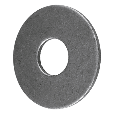 Arandela Plana Galvanizada / 1/4" / Grado 2 / Acero al Carbono / Diámetro Interno 8 mm / Diámetro Externo 18.6 mm / Bolsa 300 piezas