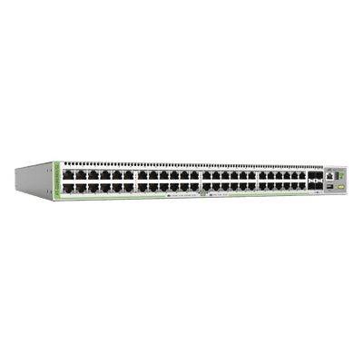 Switch Apilable L3 Lite / 48 Puertos Gigabit / 4 SFP+ 10G / 240 Gbps / 1U Rack / 17.3 x 12.7 x 1.7 in
