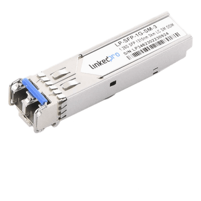 Transceptor Óptico SFP / 1.25 Gbps / Monomodo 1310 nm / Alcance 3 km (1.86 mi) / LC/UPC Dúplex / DDM