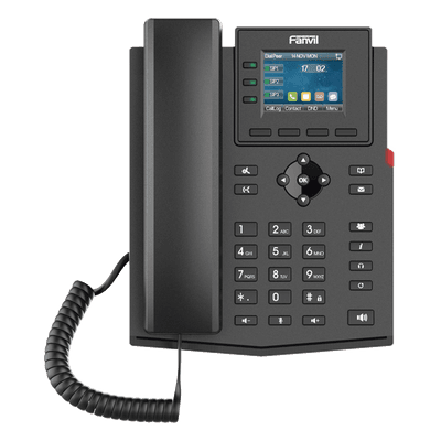 Teléfono IP Wi-Fi / 4 Líneas SIP / Pantalla LCD Color 2.4" / Wi-Fi Dual 2.4/5 GHz / PoE / Audio HD