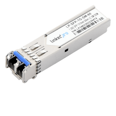 Transceptor SFP / Monomodo 1310 nm / 1.25 Gbps / 1000BASE-EX / LC/UPC Dúplex / DDM / 60 km (196.9 ft)