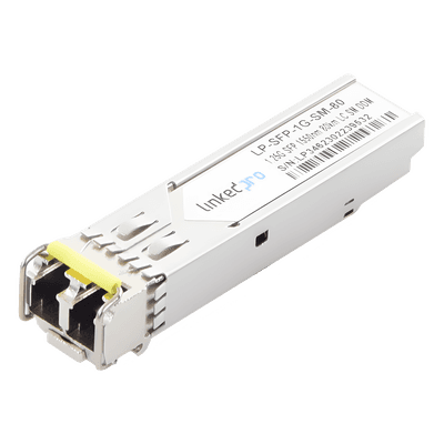 Transceptor Óptico SFP / Monomodo / 1.25 Gbps / 1550 nm / Alcance 80 km (262.4 ft) / LC/UPC Dúplex / DDM